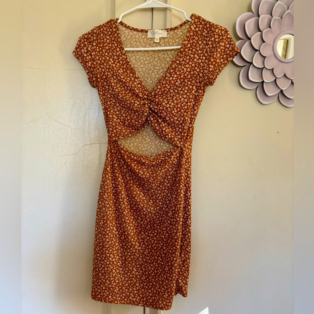 Cutout Mini Dress